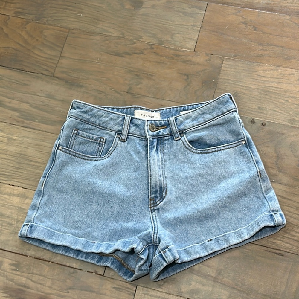 PacSun 5 Pocket denim mom shorts